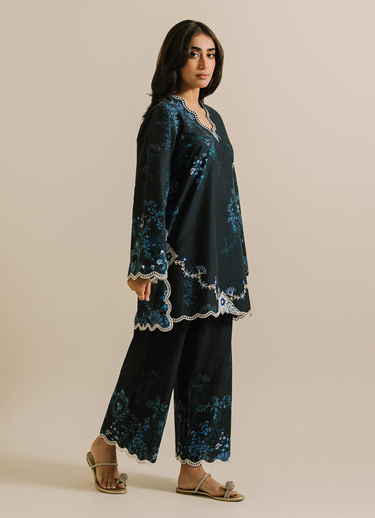 Printed Embroidered CO-ORD Set