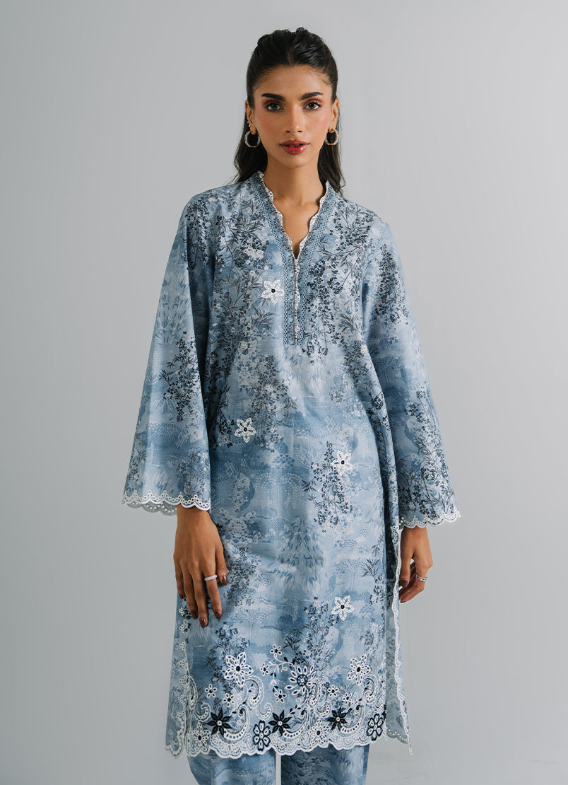 Printed Embroidered CO-ORD Set