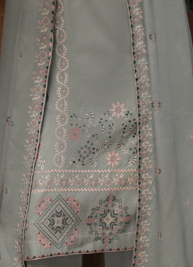 3 PC Embroidered Suit