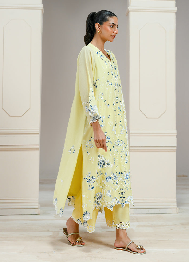 Embroidered 3 PC Suit