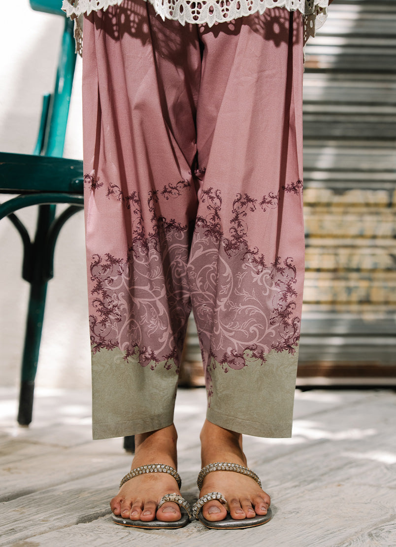 Printed Embroidered CO-ORD Set