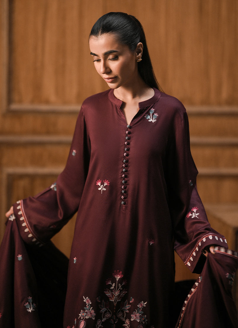 3 PC Embroidered Suit