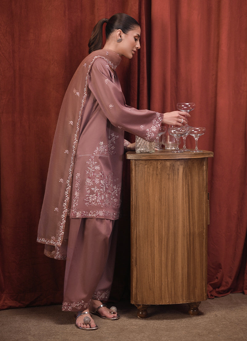 3 PC Embroidered Suit