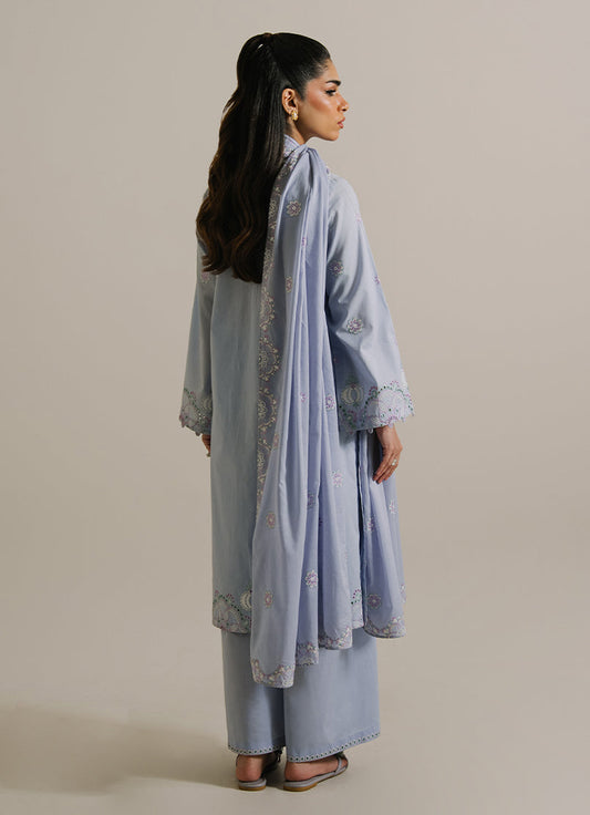 3PC Embroidered Suit