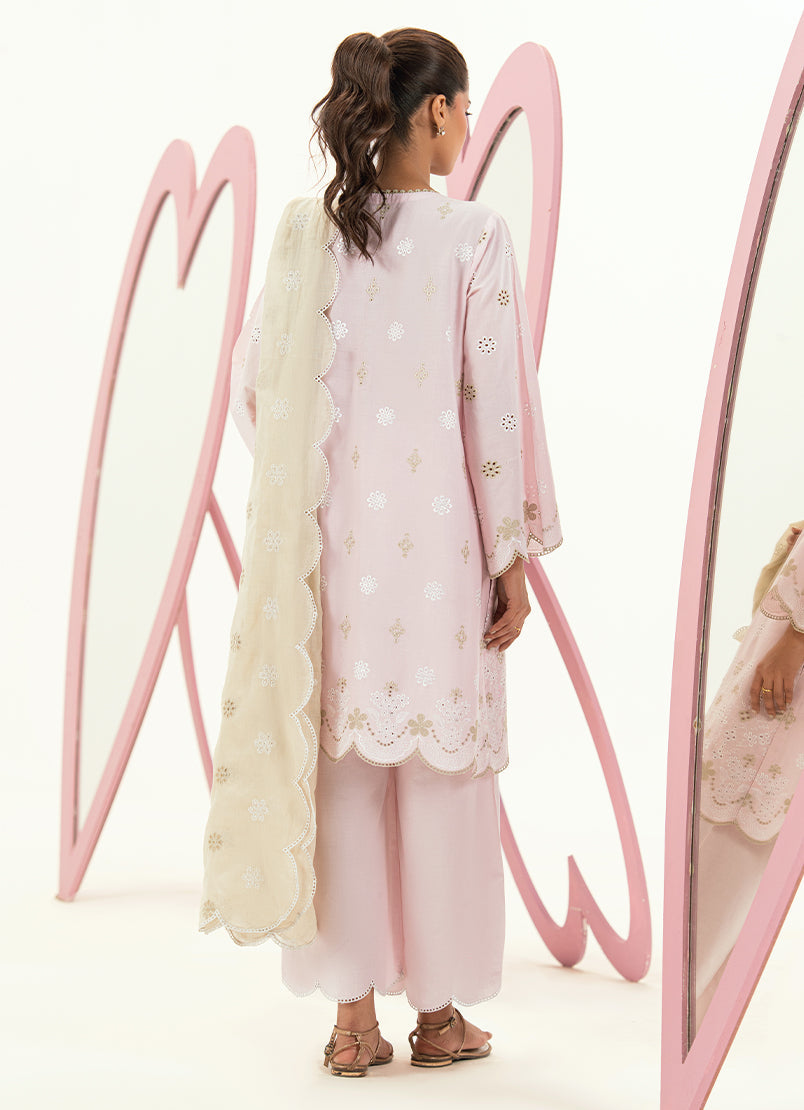 Embroidered 3 PC Suit