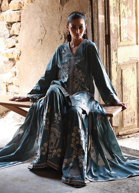 3 PC Kohsar Gharara Set