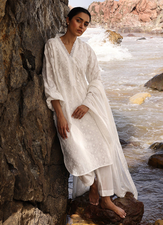 3 PC Embroidered Suit