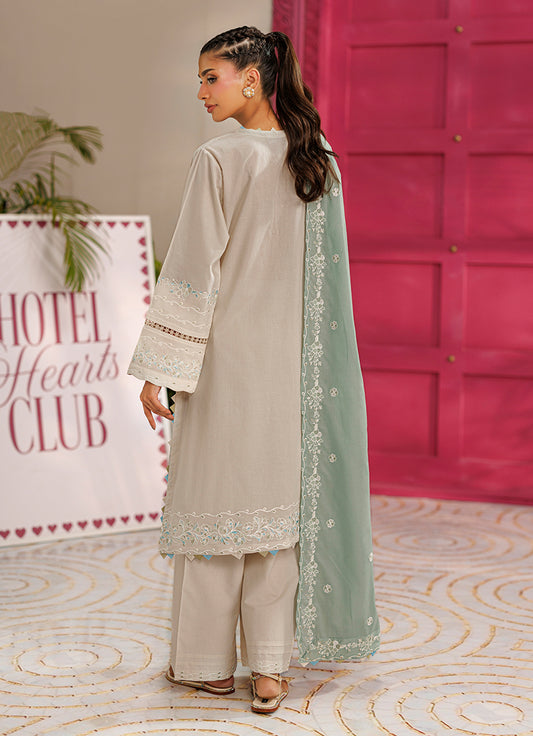 Embroidered 3 PC Suit