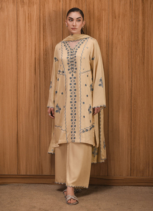 3 PC Embroidered Suit