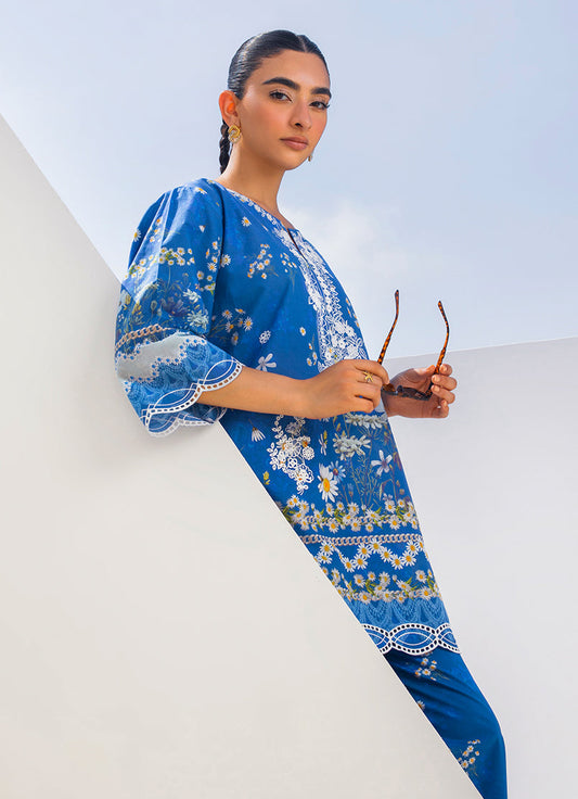 Printed Embroidered CO-ORD Set