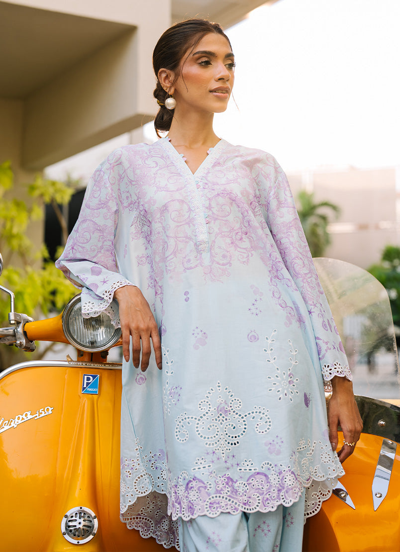 Printed Embroidered CO-ORD Set
