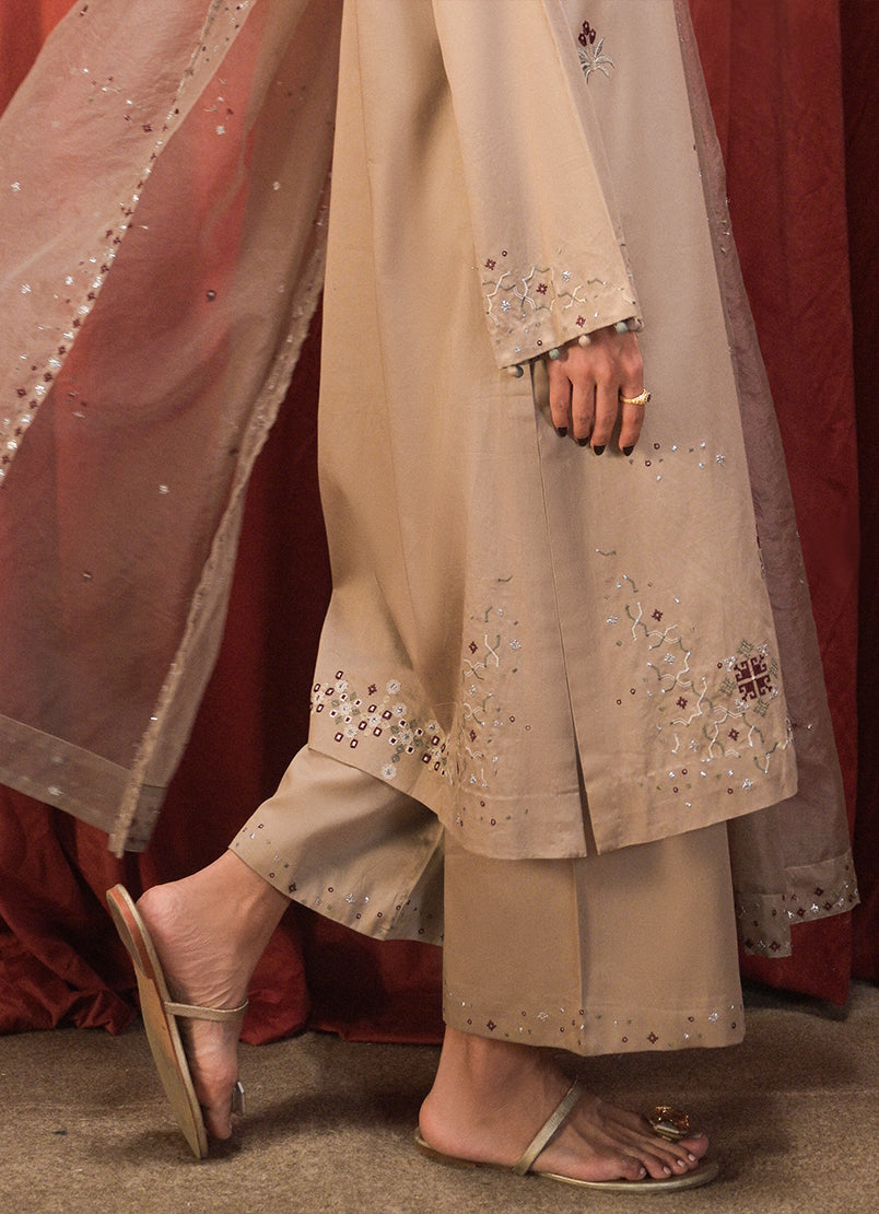 3 PC Embroidered Suit