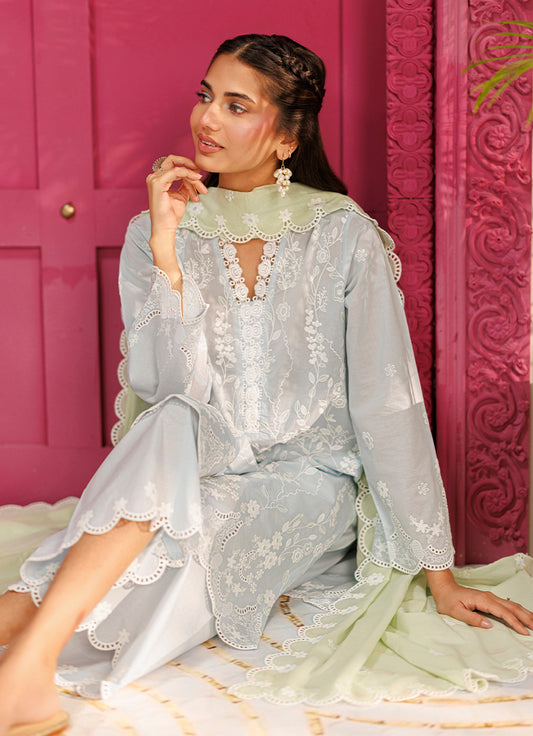 Embroidered 3 PC Suit