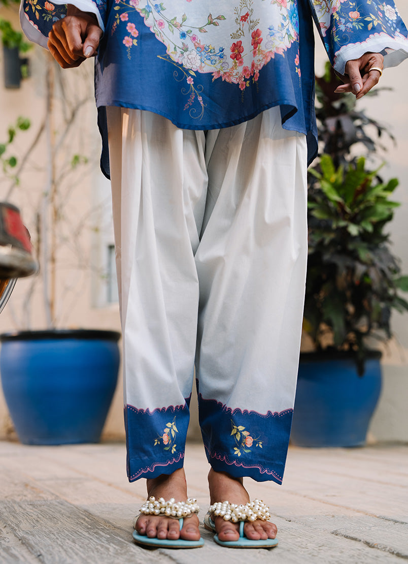 Printed Solid CO-ORD Set