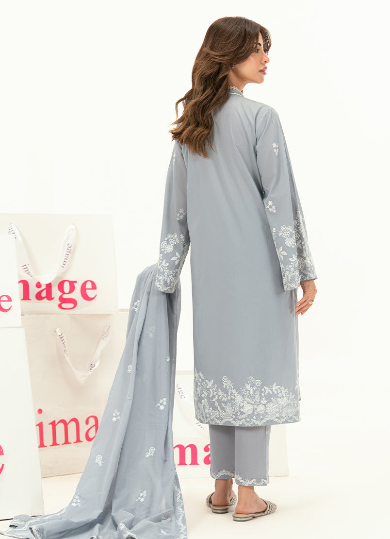 Embroidered 3 PC Suit