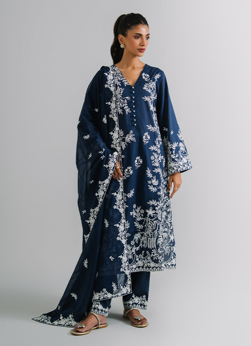 3 PC Embroidered Suit