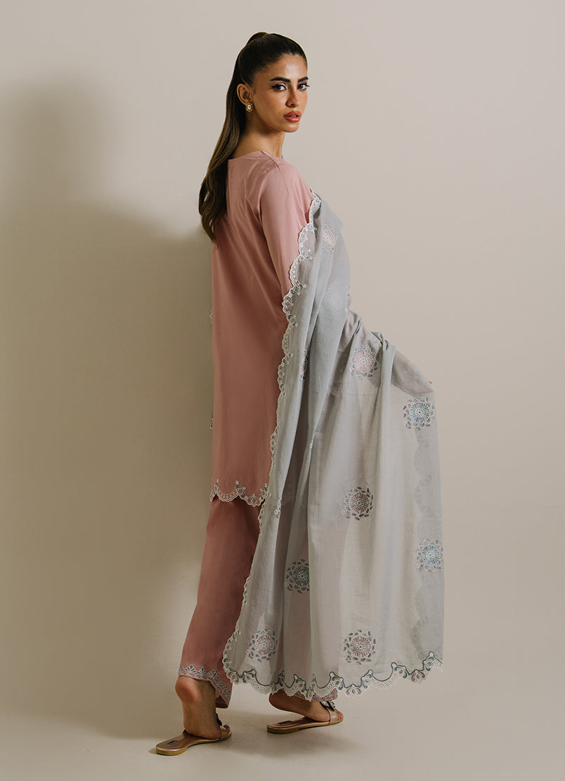 3PC Embroidered Suit