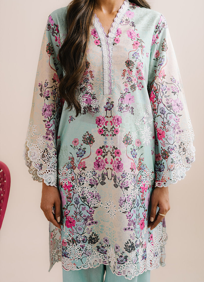 Printed Embroidered CO-ORD Set