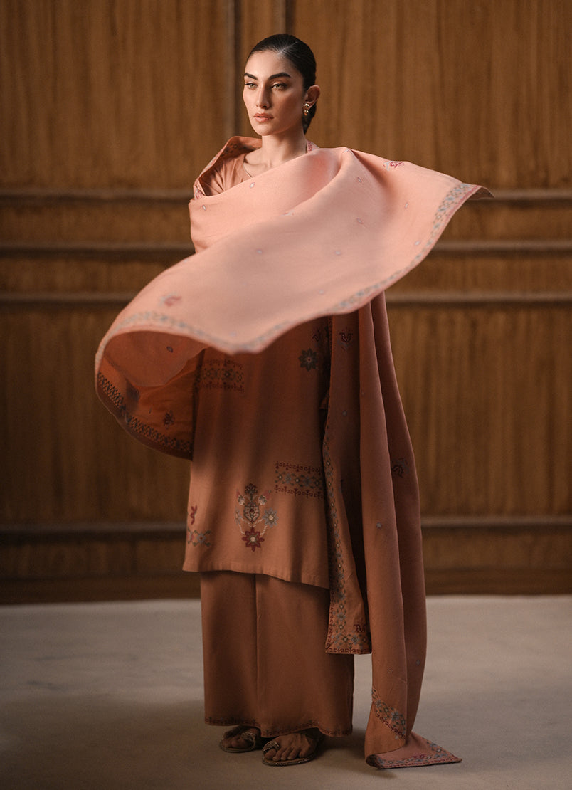 3 PC Embroidered Suit