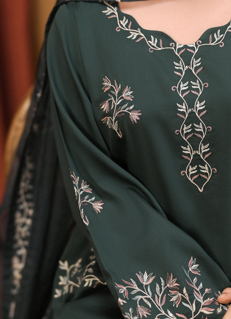 3 PC Embroidered Suit