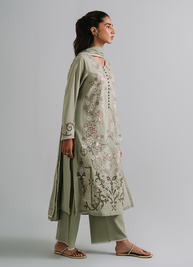 3 PC Embroidered Suit