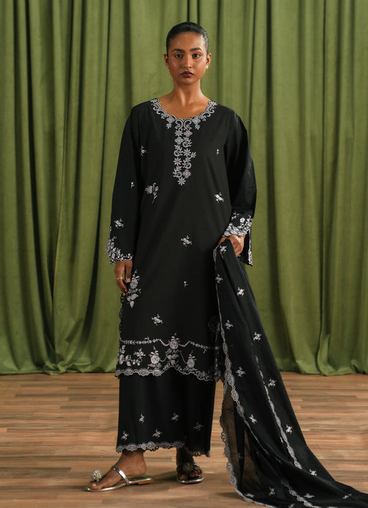 3 PC Embroidered Suit