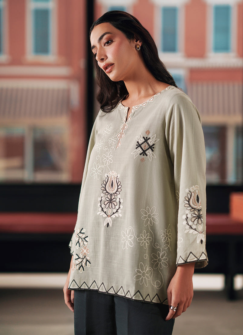 Embroidered Top
