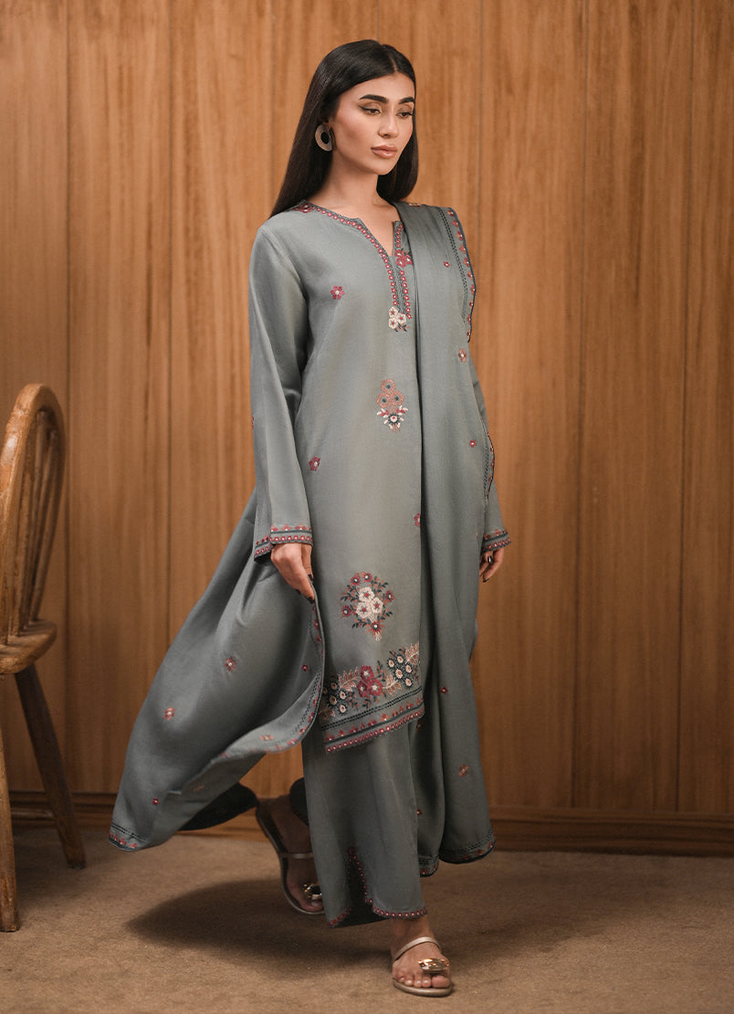 3 PC Embroidered Suit