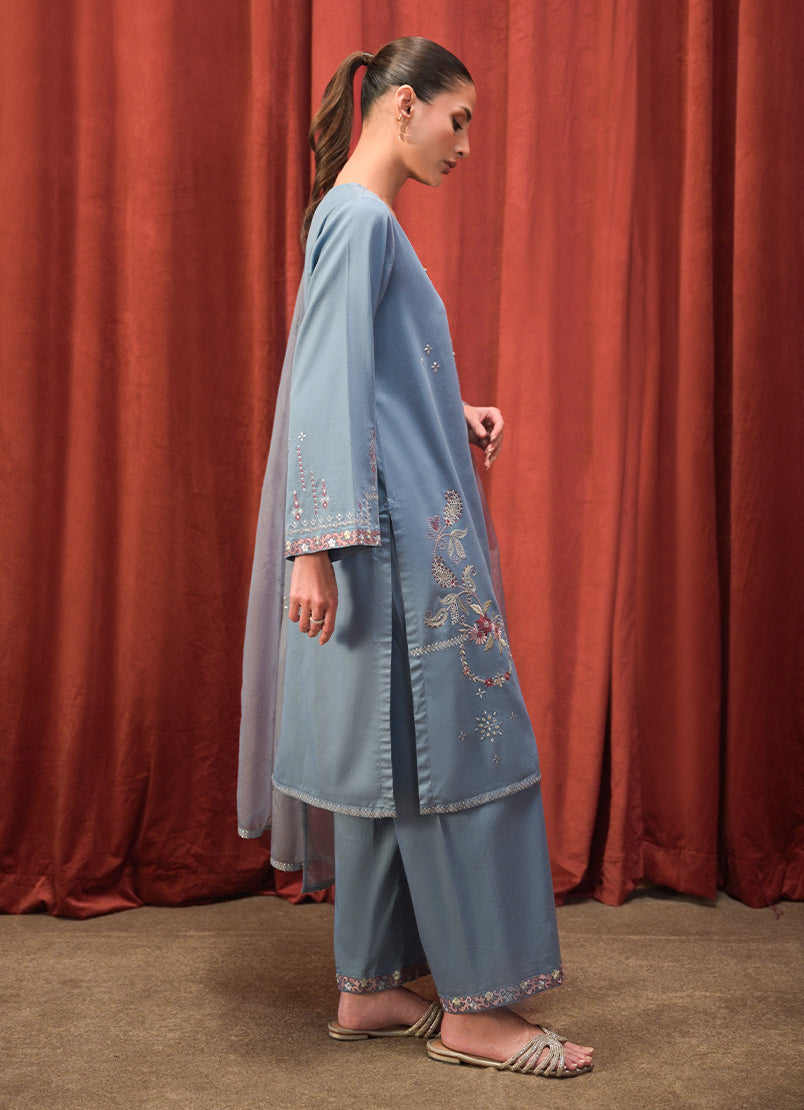 3 PC Embroidered Suit