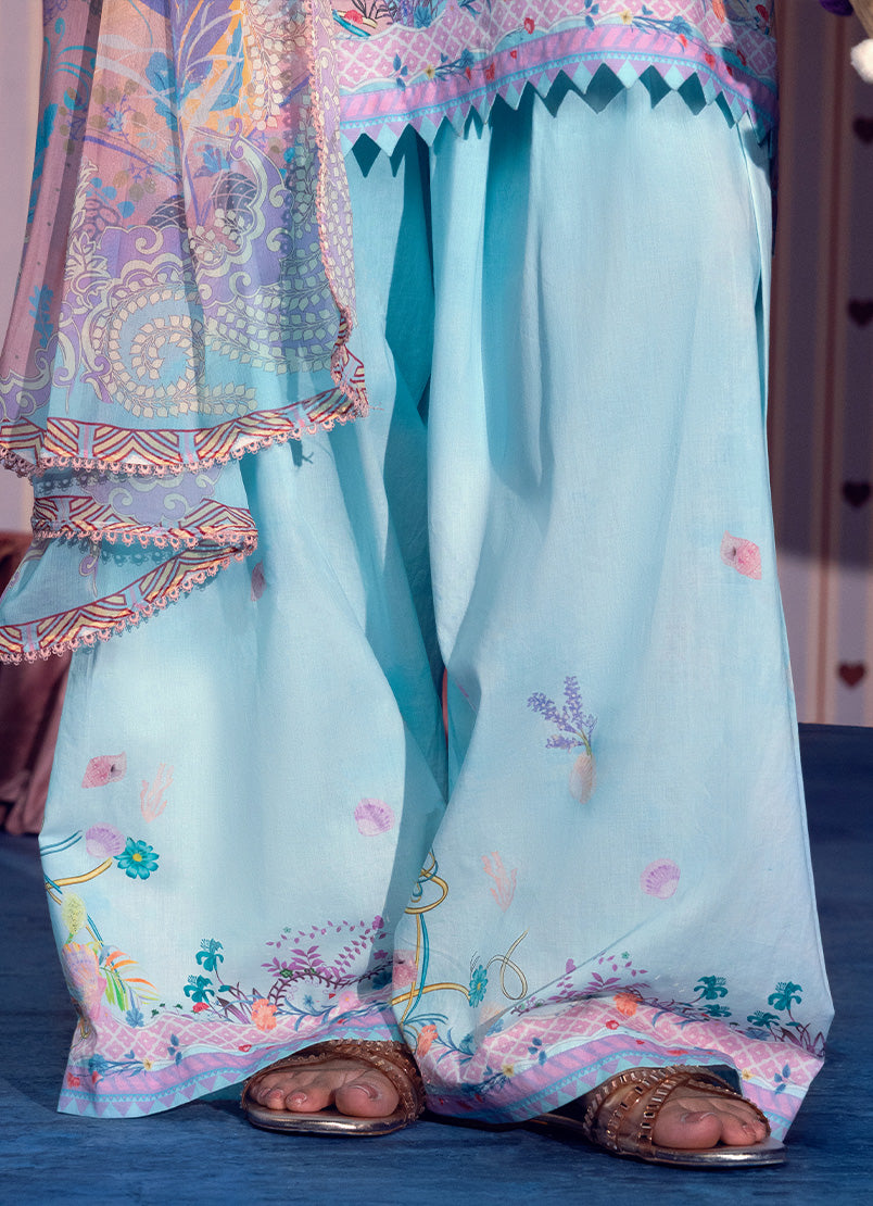 Printed Solid 3 PC Suit