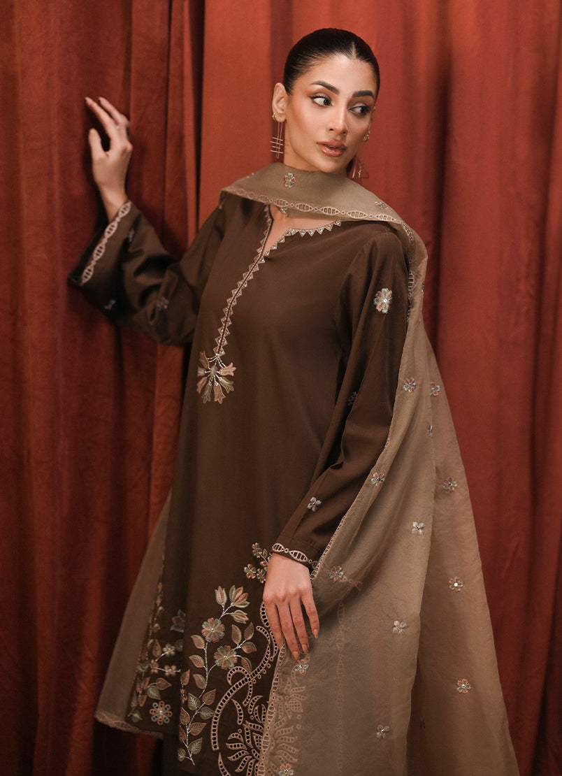 3 PC Embroidered Suit