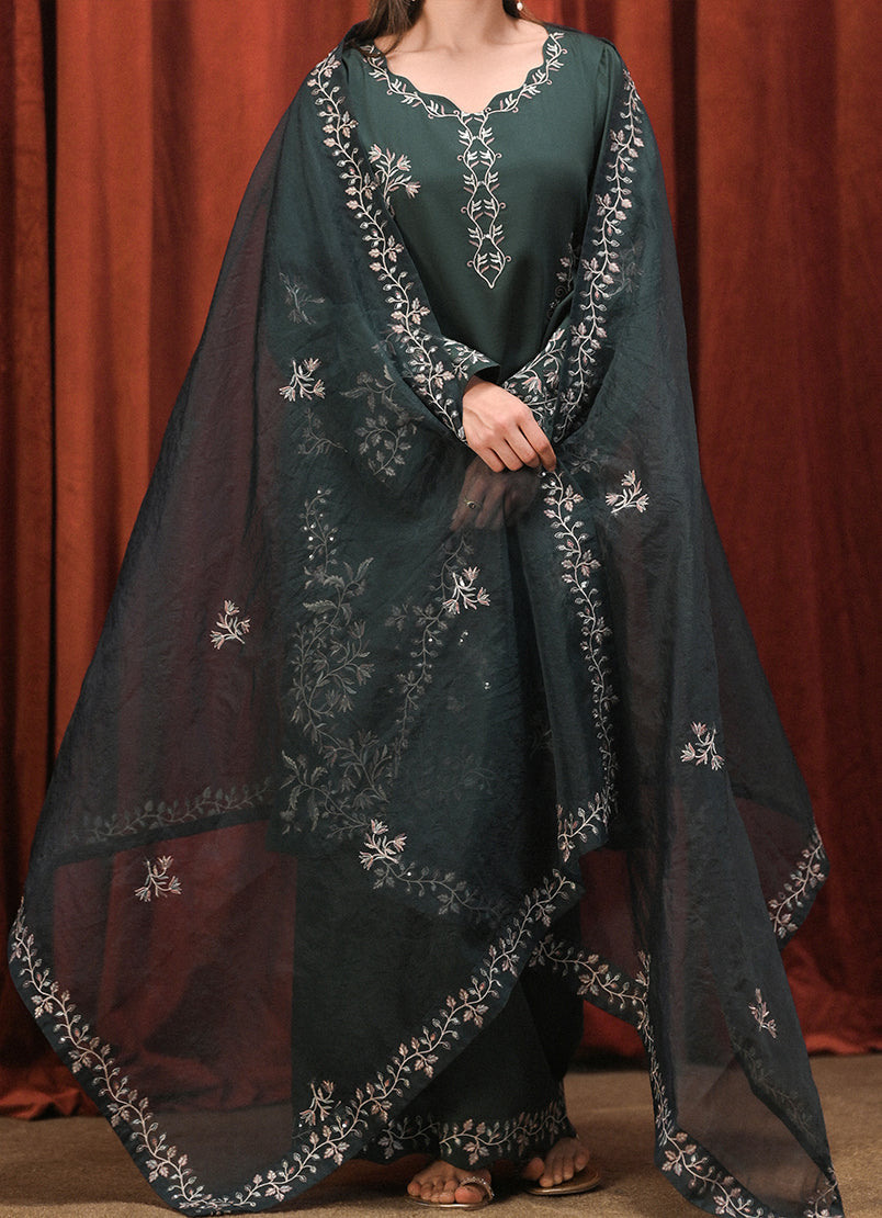 3 PC Embroidered Suit