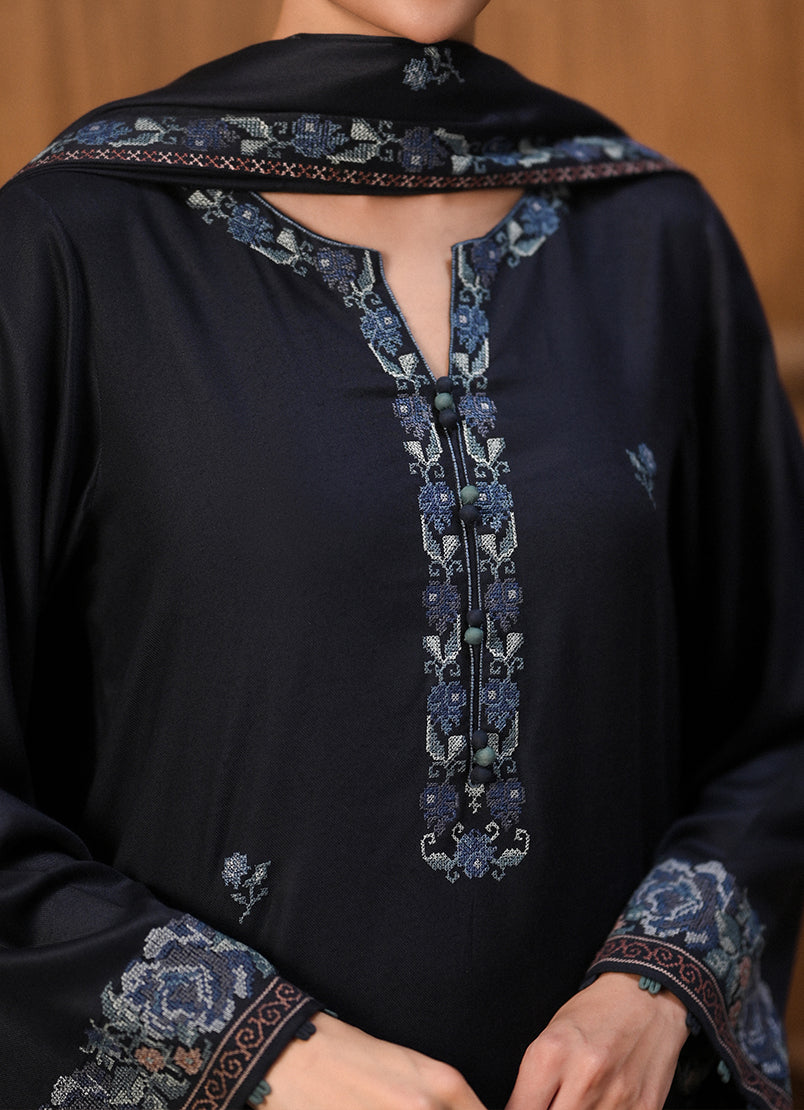 3 PC Embroidered Suit