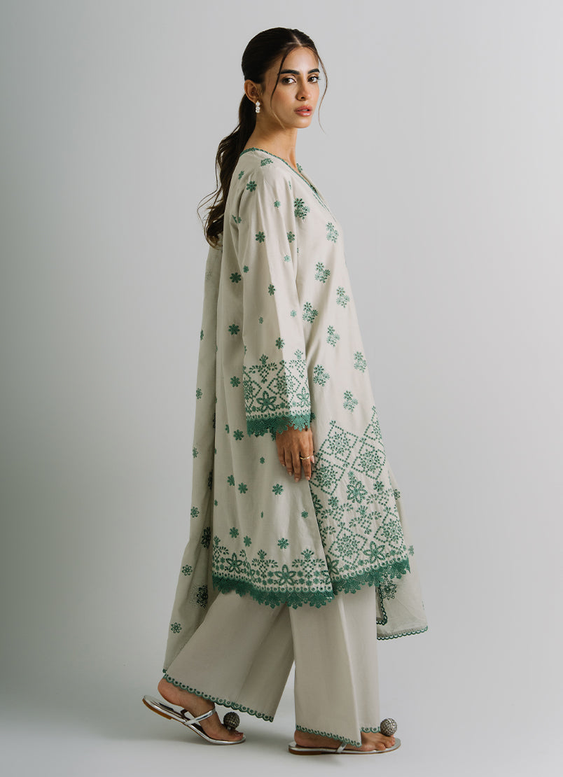 3 PC Embroidered Suit