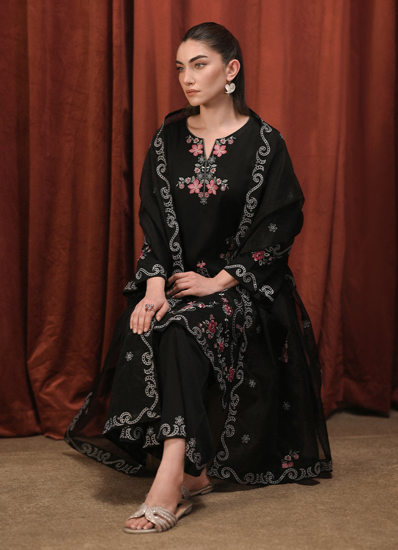 3 PC Embroidered Suit