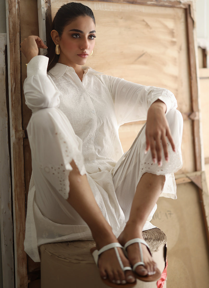 Chikankari Embroidered Kurta