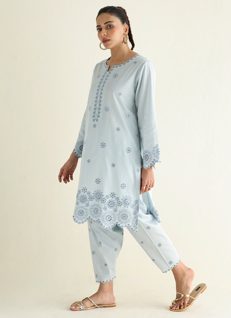 Embroidered Kurta Set