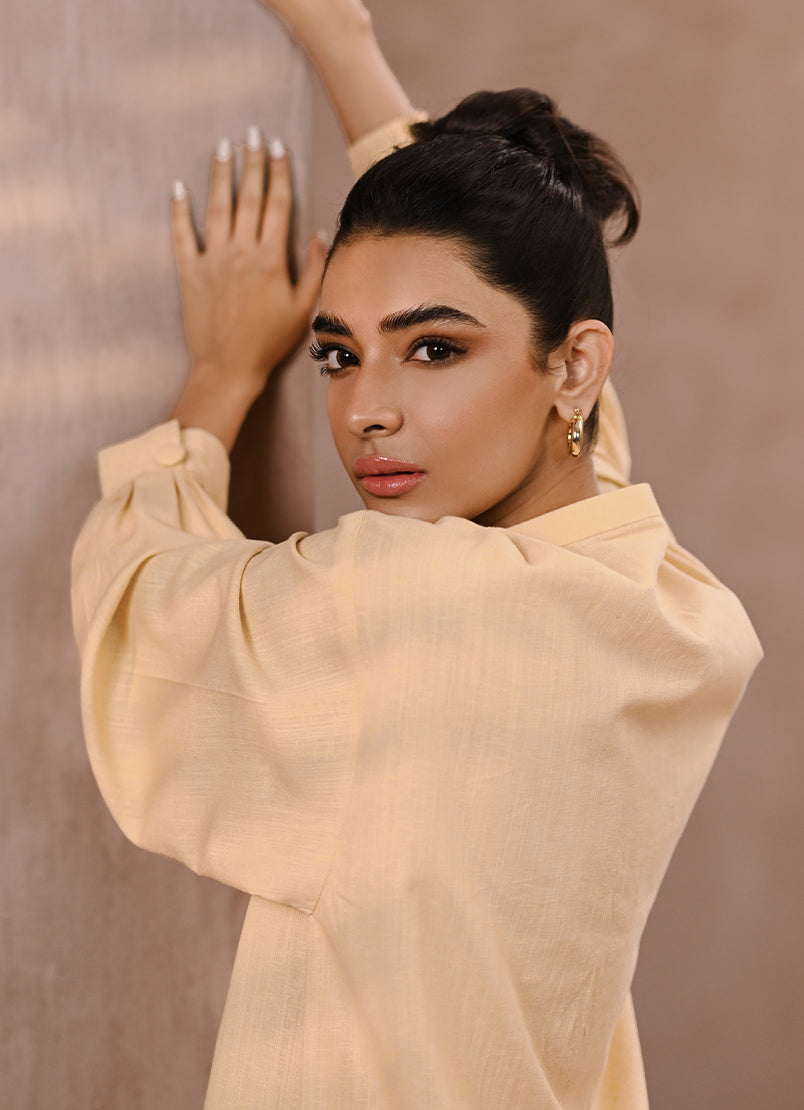 Pastel Yellow Kurta