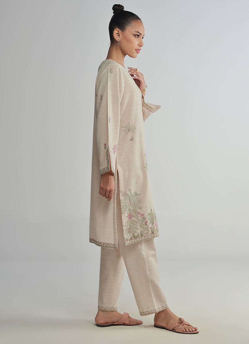 Khaddar Embroidered CO-ORD Set