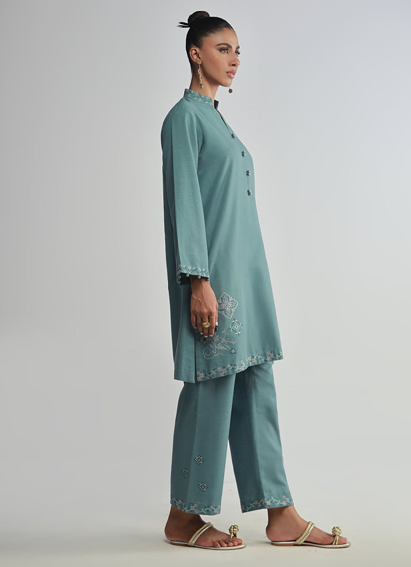 Khaddar Embroidered CO-ORD Set